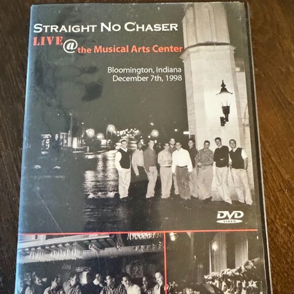 STRAIGHT NO CHASER~LIVE @ THE MUSICAL ARTS CENTER~BLOOMINGTON, IN.~12-07-98~DVD - Picture 1 of 2